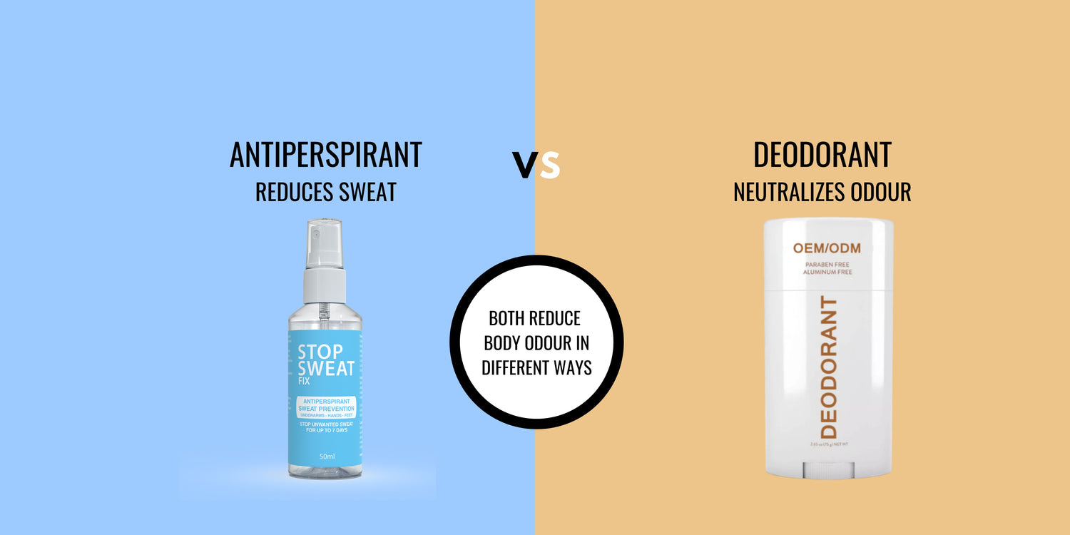 Antiperspirant vs Deodorant What's The Difference!? Stop Sweat Fix