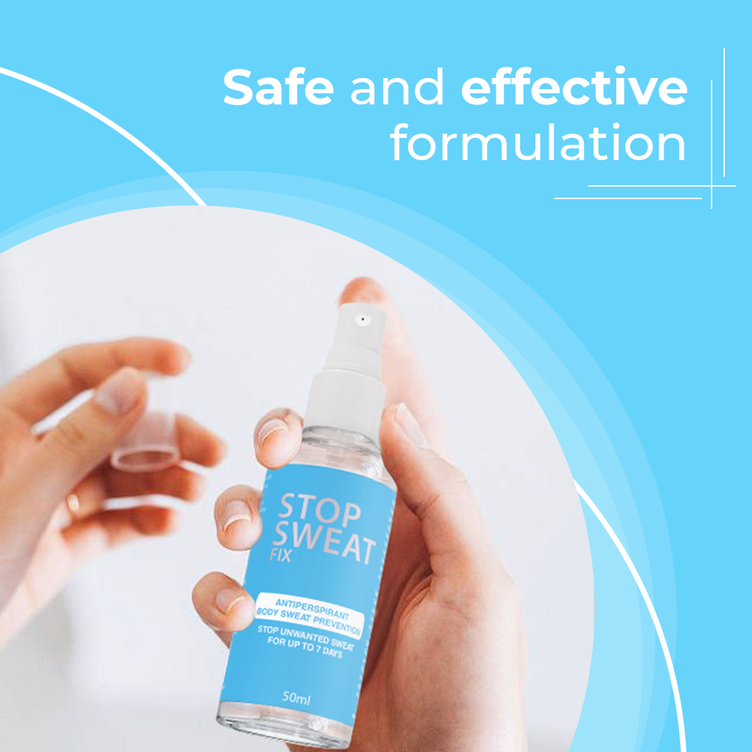 Stop Sweat Stop Sweat Fix - Clinical Grade Antiperspirant For Excessive Sweating
